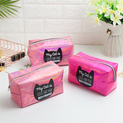 China Wholesale Custom Bulk Travel Women Fashion Promotion PVC Clear Clear Transparent Cosmetic Bag for sale