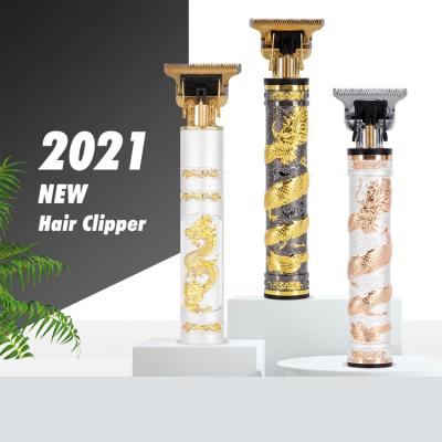 China Hot Sale Bronze Professional Hair Trimmer Safety Hair End Cordless Electric Hair Trimmer For Household Men's Clippers for sale