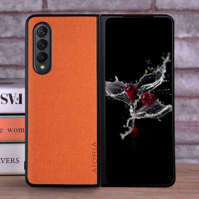 China Fabric Phone Case Shockproof Cover For Samsung Galaxy Z Fold3 5G Z Fold 3 Wholesale for sale