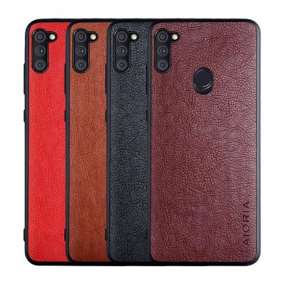 China Business PU Leather Skin With Hard PC TPU Soft Business Style Case For Samsung Galaxy A11 M11 for sale