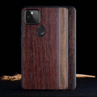 China Retro Shockproof Wooden Case For Google Pixel 4 4A 5G 5 XL 5A Retail Wholesale for sale