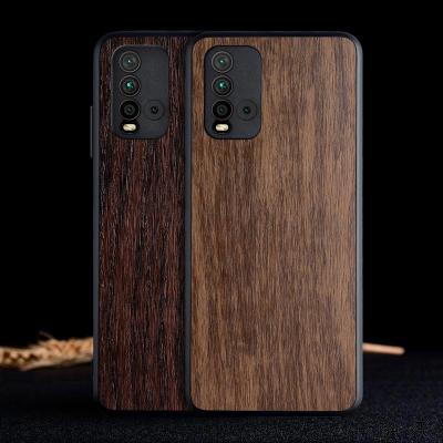 China Unique Retro Wooden Case Cover For Xiaomi Redmi 9T High Quality for sale