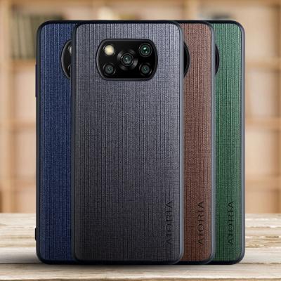 China Business Cell Phone Case For Xiaomi Poco X3 Pro Leather Case Cover High Quality for sale