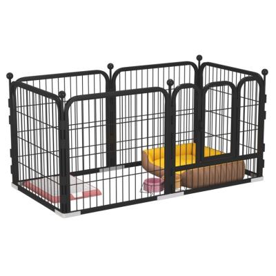 China 6 Piece 80 Piece Pet Barrier Dog Playpen Animal Breathable Indoor High Quality Indoor Outdoor Dog Training Pet Bed for sale