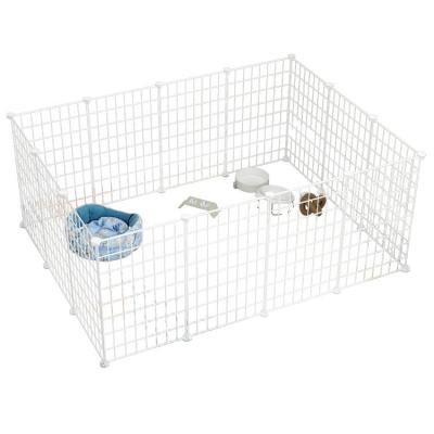 China Viable Fence Iron Small Dog Teddy Indoor Kennel Household Fence Pet Barrier Dog Isolation Door Dog Cage for sale