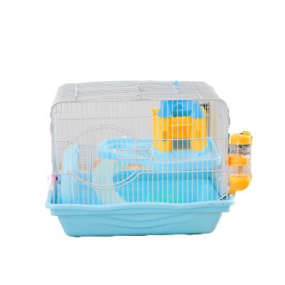 China Durable Hamster Cage Hamster Box Two Layers Breathable Hamster Cage Small Animal Cage for sale