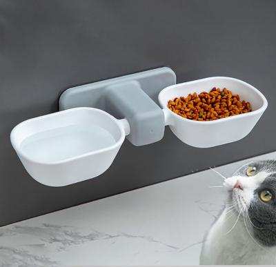 China New Style Sublimation Double Wall Pet Cat Dog Food And Water Bowl Drivers Eco-friendly Viable Hot Selling Plastic Bowls for sale