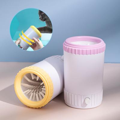 China Factory Wholesale Viable Silicone Free Brush Cat And Dog Paw Wash Portable Pet Paw Remover Cup Diyrt Foot Seal BPA Mudbuster for sale