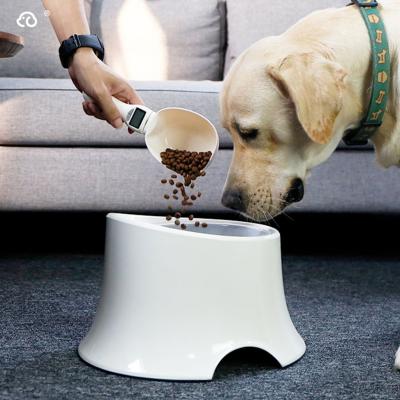 China Eco-Friendly Hot Sale Viable Electronic Dog Cat Pet Food Measuring Cup Amazon PP Digital Spoon Scale Food Measuring Scoop for sale