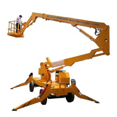 China High altitude municipal use maintenance aerial work / light change window cleaning operation articualted boomlift for sale