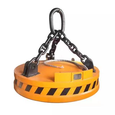 China S Round Lifting Electromagnetic Magnet For Excavator Electromagnetic Sucker Surface Magnetic Chuck Crusher for sale