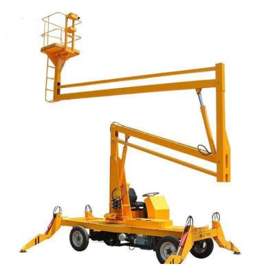 China Widely Jinan Platform Lift Trailer Mounted Boom Forklift Mounted Articulating Boom Arm Lift Platform for sale