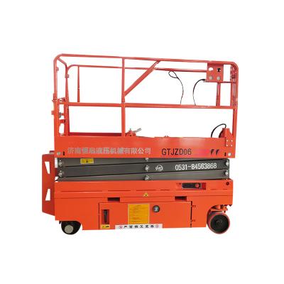 China Easy Personal Safety Scissor Lift Self Propelled Lift Platform Self Propelled Hydraulic Lift for sale