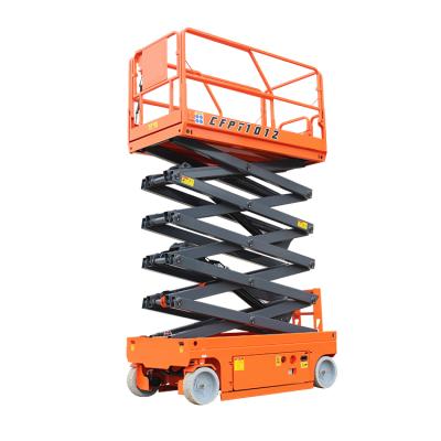 China Small Easy Scissor Lift Battery Drive Battery Drive Convenience Safety Operation Lift for sale