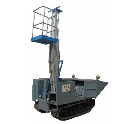 China Hotels Wheel Alignment Scissor Lift Crawler Lift Platform 12M Scissor Lift for sale