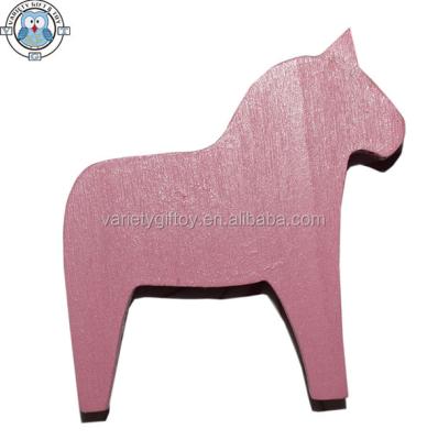 China 100% Handmade SWEDISH WOODEN CHRISTMAS HORSE SHAPE FRIDGE MAGNETS DALA FOR CHRISTMAS HOME DECORATION for sale