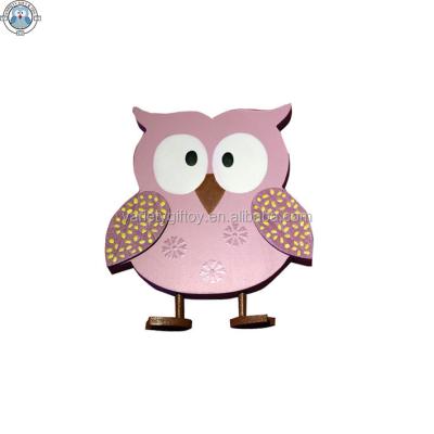 China Europe WOODEN OWL HOLDING FIGURINES/ORNAMENT FOR HOME decoration for sale