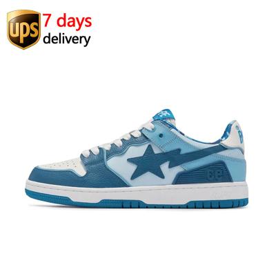 China High Quality Original EVA With Box 1I30291005 Bape Sta Custom Genuine Leather Men Casual Sneakers Skateboard Bape Sta Shoes yeezy for sale