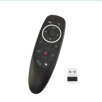 China 2.4GHz Keyboard MIC IR Remote LED Air Touch Control Wholesale Mouse TV Learning Function Air Mouse G10 Radio Pro Remote Control for sale