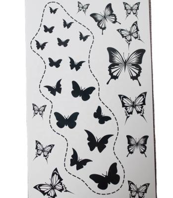 China 2022 Temporary A Wide Variety Of Patterns Butterfly Tattoos Designs Black Butterfly Tattoo Sticker for sale