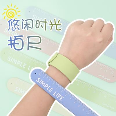 China Personalized Silica Gel Standard Size Free Time Silicone Applause Ruler Can Be Used As Toys Hanging On The Wrist for sale