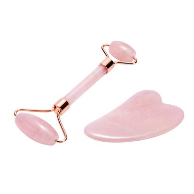 China 2021 High Quality Natural Amazon Jade Facial Massager Whitening For Face Eye Jade Jade Double Face Roller Real for sale