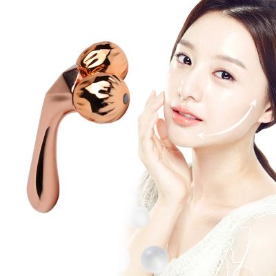 China 3D Face Shape Massager Wrinkle Remover Face Lift Matte Roller Massager Thin Face Massage Personal Use for sale