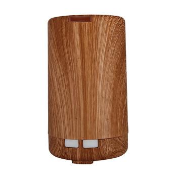 China Smell Comfortable RGB Air Freshener Perfume Essential Oil Fragrance Aroma Diffuser Wooden Grain Cool Mist Humidifier 700ml for sale