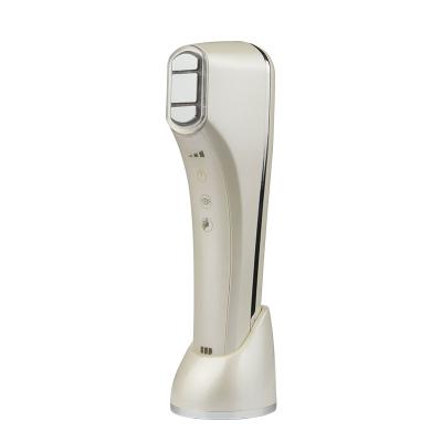 China 2021Portable Face Lifting Massager Mini HIFU RF EMS Removal Blood Vessel Removal Ultrasonic Knife Beauty Device for sale