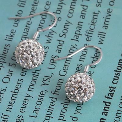 China Shamballa earrings fashion earrings earrings new Shambhala 8005 for sale