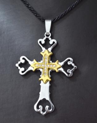 China Double Heart Cross Love Cross Golden Cross SZJ-8003 for sale