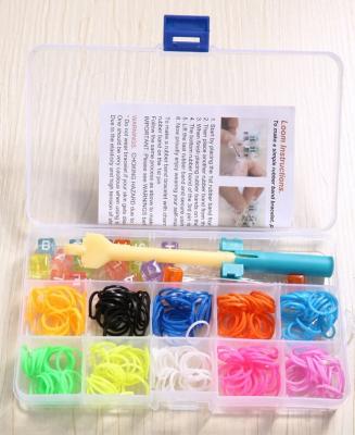 China USA hot sell colored rubber bands, Crazy Loom Kit, fashion DIY Rubber bands for sale