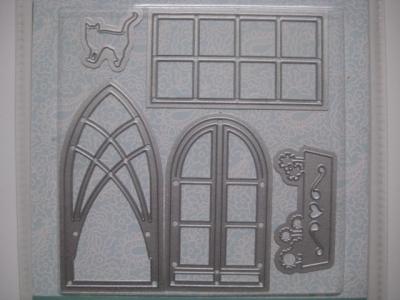 China Spellbinders DIY house template Die cut lace template house decoration ET-6503 for sale