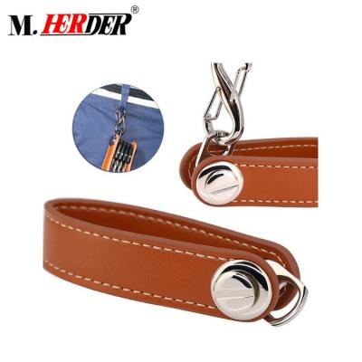 China Fasion Wholesale Hot Selling High Quality OEM Customized PU Leather Keychain Main Holder For Pocket for sale