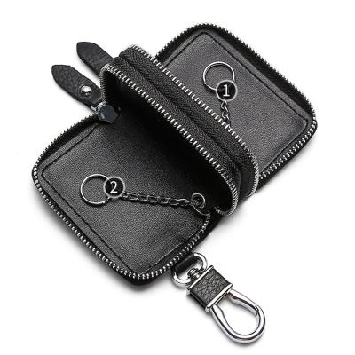 China Top Quality Custom New Arrival Pocket Bag Key Holder Leather Key Organizer With Chain Key Holders for sale