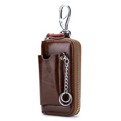 China Fashion Designer Mini Key Bag Key Chain Wallet Cover Luxury Pocket Wallet Leather Car Case Key Holder for sale