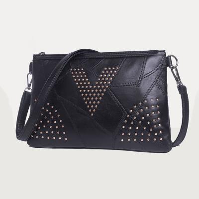 China Hot Sale Fashion Designer Mushroom Stud Tote Bag With Rivets PU Lady Handbag for sale