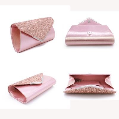 China Wholesale Bling New Design PU Women Clutch Evening Clutch Bags Leather Bling Handbags For Ladies for sale