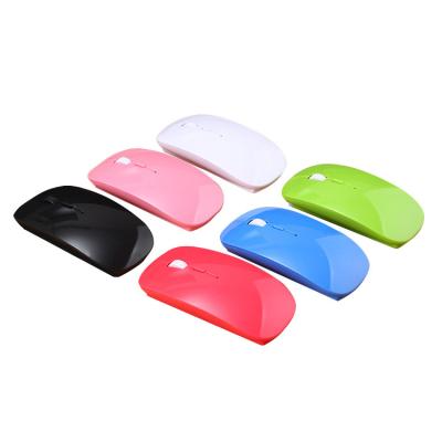 China Mini Mini Slim Wireless Mouse Vintage Fashion Business Lightweight Mouse Red Silent Wireless Mouse For Laptop Computer Laptops for sale