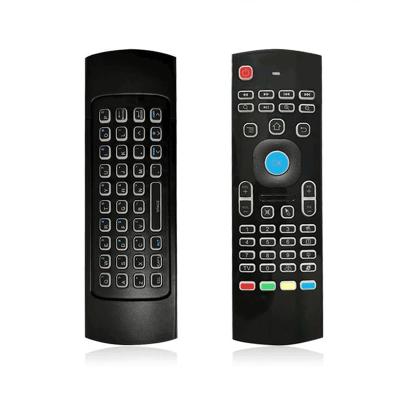 China Wholesale 2.4G Air Mx3 Waterproof Wireless Mouse Air Mouse Backlit Very Easy To Use Air Mouse Remote Control Keyboard For Smart TV Box for sale