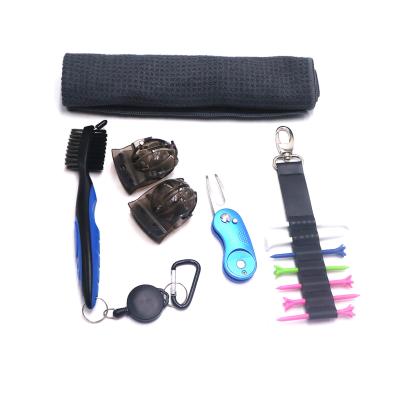 China Golf Accessories Golf Accessories Set - PRO Golf Club Retractable Brush Golf Towel, Golf Did Repair Tool, Golf Ball for sale