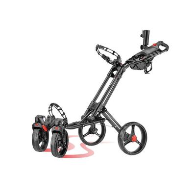 China Golf Push Cart With New Developed Upright Four Wheel Push Golf Cart With Four Wheels for sale