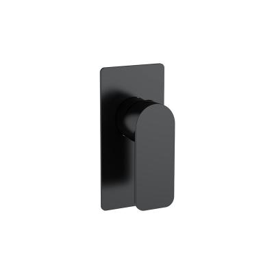 China Modern matte black wall shower mixer for sale