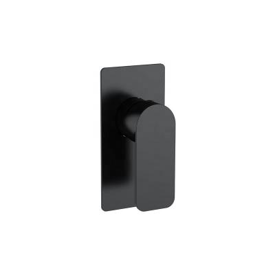 China Modern Matt Black Wall Mixer for sale