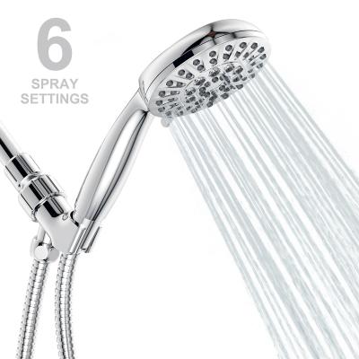 China With Slide Bar Bathroom Chrome Stainless Steel ABS Ware Shower Faucet WC Sanitary Shower for sale