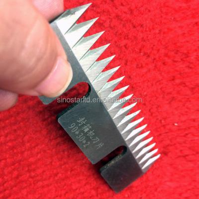 China HSS Food Plastic Bag Packaging Machine Serrated Cutting Blade for sale