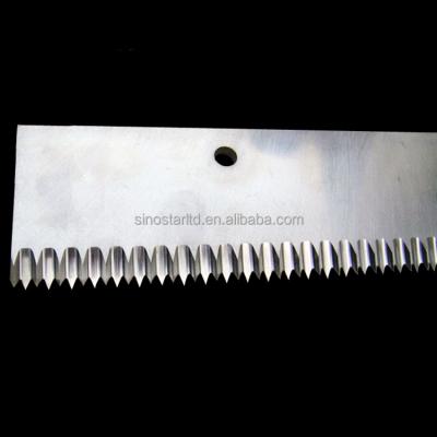 China Hss Serrated Blades Packaging Machine High Speed ​​Steel Straight Saws Blades for sale