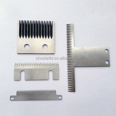 China Industrial Plastic Bag Machine Packaging Machine Parts Serrated Cutter Blades for sale