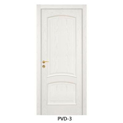 China Swing Project Series Particle Board PVC Material Interior Door Wooden Modern for sale