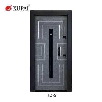 China Steel wooden swing xupai turkey door for sale